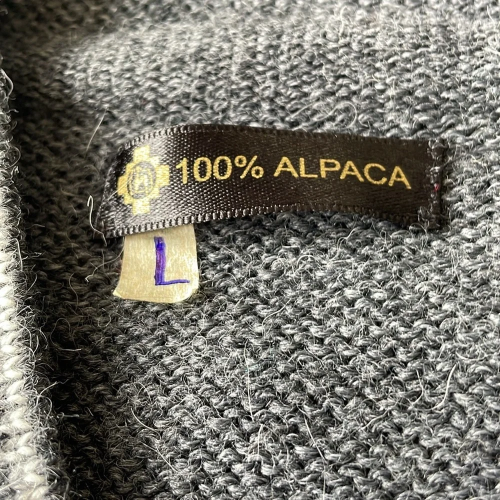 100% Alpaca sweater Peruvian style - Picture 6 of 6